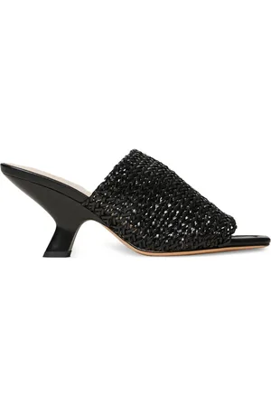 Twin-Set 80 mm mules i læder