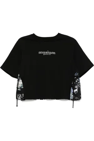 Musium Div. T-shirt med logobroderi