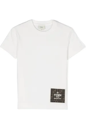 Fendi T-shirt med logomærke