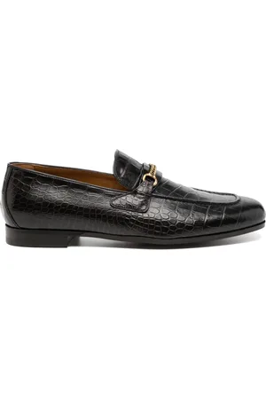 Tom Ford Loafers i krokodillepræget læder