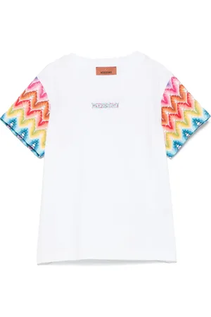 Missoni T-shirt med logobroderi