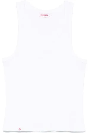 Charles Jeffrey Loverboy Tanktop med broderet logo