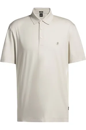 HUGO BOSS Polo med dobbelt monogram
