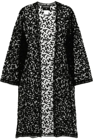 CHANEL Cardigan med blonder fra 1998