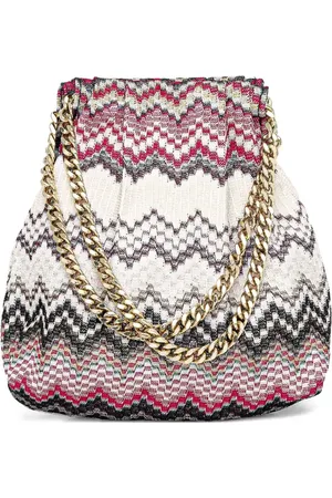 Missoni Bucket-taske med zigzagmønster