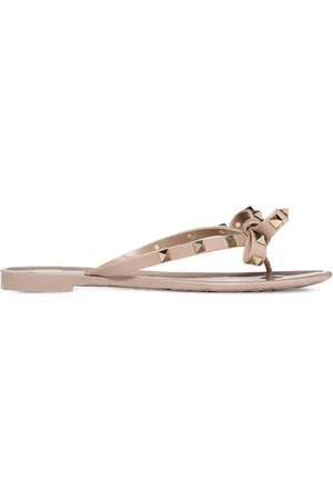 VALENTINO GARAVANI Rockstud sandaler med sløjfe