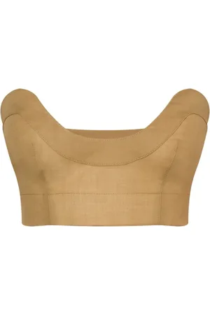 Serafini Cropped top med U-hals
