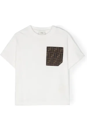 Fendi T-shirt med FF-logotryk