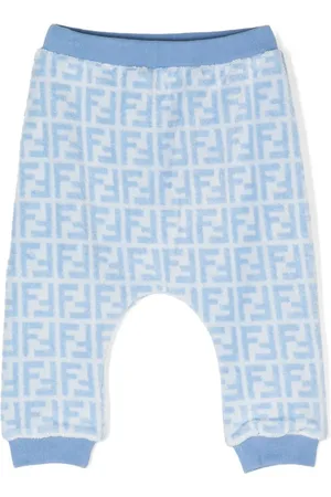 Fendi Bukser med lige ben og FF-logotryk