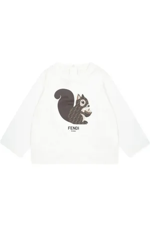 Fendi T-shirt med logotryk