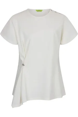 SHANGHAI TANG Asymmetrisk T-shirt
