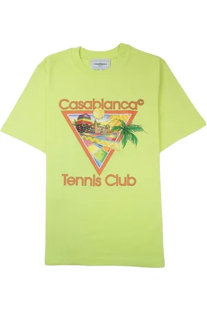 Casablanca Afro Cubism Tennis Club Green T-shirt