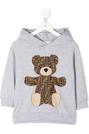 Fendi Teddy hættetrøje med monogram-logo