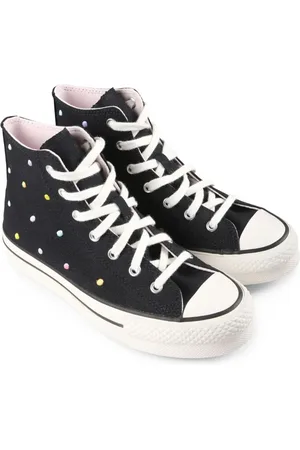 Converse High-top Chuck Taylor All Star sneakers med polkaprikker