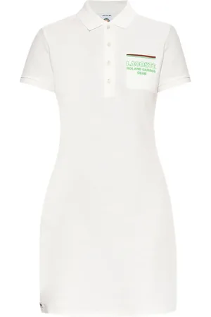 Lacoste Kort kjole med broderet logo