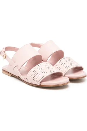 Fendi Sandaler med perforeret logo