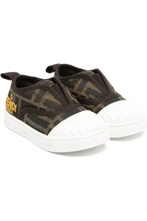 Fendi Slip-on sneakers med FF-mønster