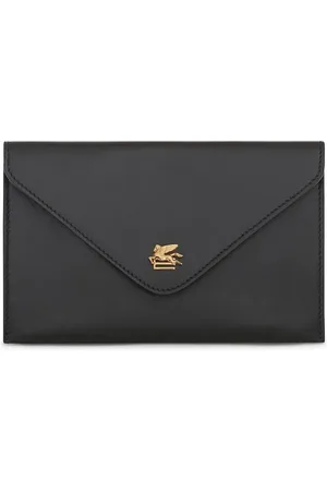 Etro Clutch i læder og pegaso-motiv
