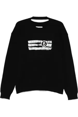 Maison Margiela Sweater med nummertryk