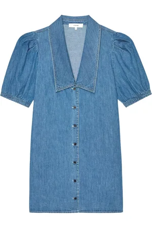 Frame Kort sejlerkjole i denim