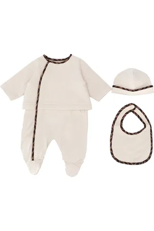 Fendi FF-quiltet babydragt-sæt
