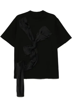 JNBY T-shirt med sløjfe-udsmykning