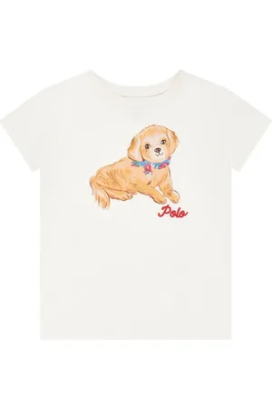 Ralph Lauren T-shirt med hundetryk