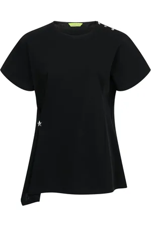 SHANGHAI TANG T-shirt med stjerneudsmykning
