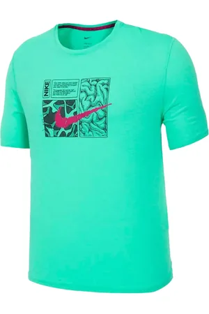Nike Dri-FIT Miler D.Y.E. Light Menta/Dynamic Berry T-shirt