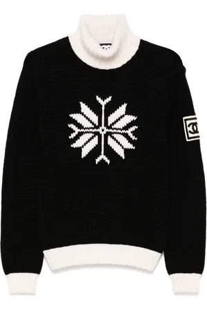 CHANEL 2008 trøje med rullekrave
