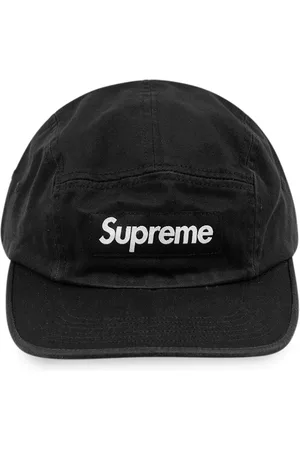 Supreme Camp II twill-kasket med vasket effekt