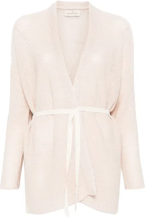 BRUNO MANETTI Pailletudsmykket cardigan