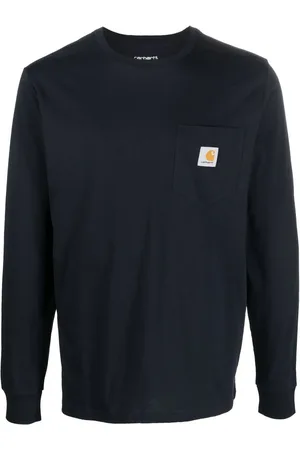 Carhartt Langærmet T-shirt med logomærke