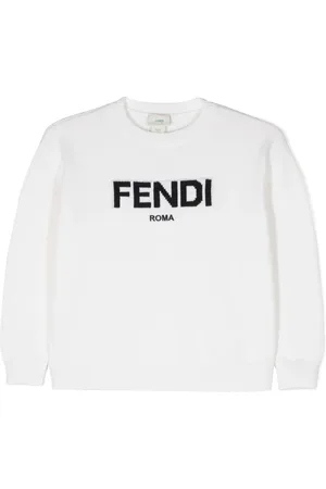 Fendi Uldtrøje med intarsia-logo