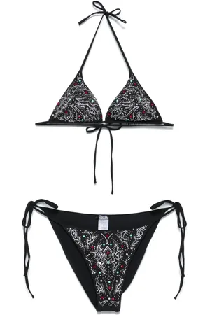 VENUJA Bikini med krystaludsmykning