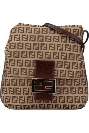 Fendi Crossbody-taske med Zucchino-kanvas fra 2000-2010