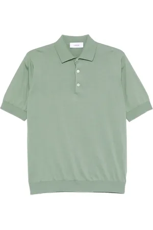 LARDINI Finstrikket polo