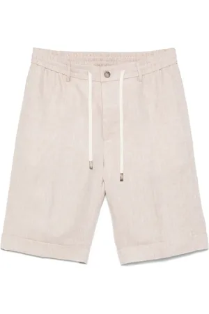PESERICO SIGN Shorts i hør