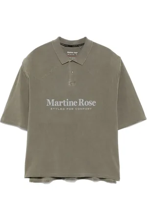 MARTINE ROSE Polo med logotryk