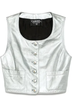 CHANEL ærmeløs jakke fra 1990-00