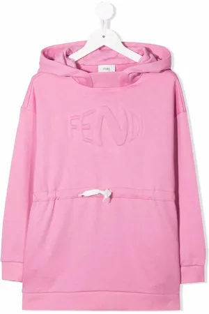 Fendi Hættetrøje med snoretræk og præget logo