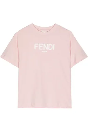 Fendi T-shirt i jersey med logotryk