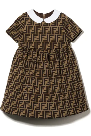 Fendi Kortærmet kjole med FF-logo
