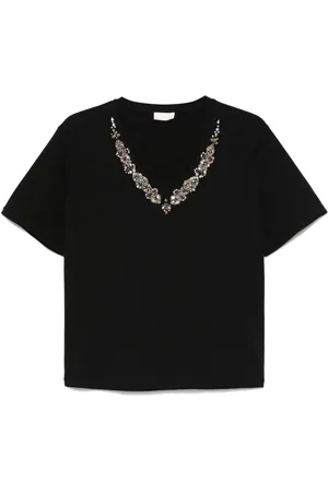 Liu Jo T-shirt med perleudsmykning