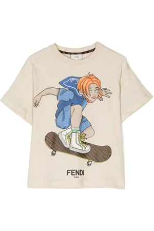Fendi T-shirt med grafisk tryk