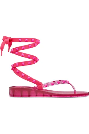 VALENTINO GARAVANI 30mm Rockstud sandaler med reb-ankelrem
