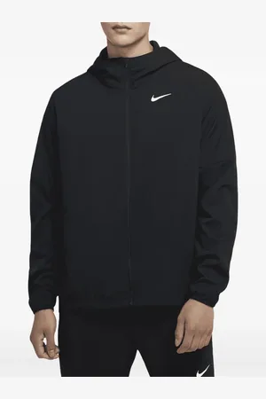 Nike Run Stripe Black/Black løbejakke