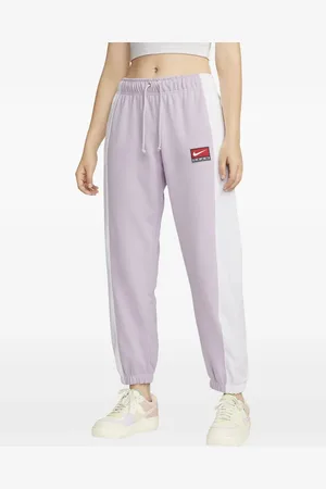 Nike Doll/White joggingbukser med colourblocking