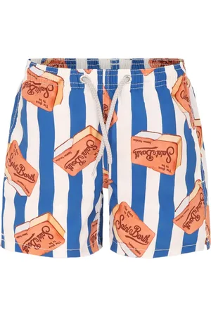 MC2 SAINT BARTH Stribede badeshorts