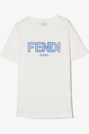 Fendi TEEN T-shirt med broderet logo